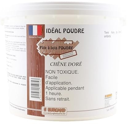 PATE A BOIS IDEAL POUDRE 2 KG Mastic en poudre universel destiné à la restauration de tous défauts. Mélangé à l'eau, il forme une pâte à bois fine. (CHENE DORE)