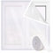 Risareyi Isolante Termico per Finestre 100x140cm, Bianco Pellicola Traslucido EVA Tenda Termica Window Cover Inverno Contro Freddo, Include Nastro Biadesivo, non Tagliabile