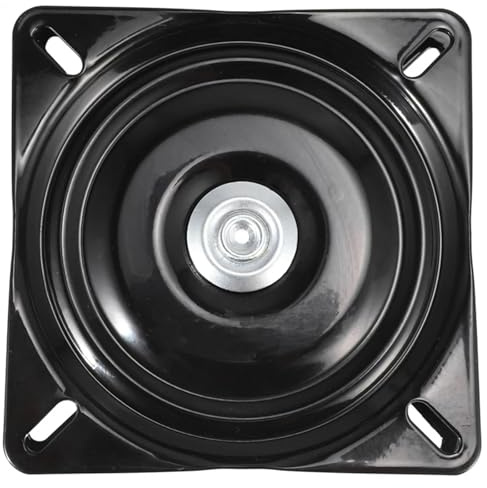 Ersatzteil für quadratischen Drehhocker 6 Zoll Bootssitz Drehplatte Fischerboot Marine Sitz Drehgelenk Drehung 360 Grad Universal Set 15,4 x, 2