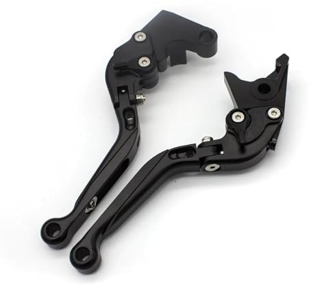 Motorrad Bremshebel Lenker Für Aprilia SX125 RX125 SX RX 125 2021-2025 Aluminium Einstellbare Motorrad Klapp Ausziehbare Bremse Kupplung Hebel Bremshebel Kupplungshebel(A Full Black)