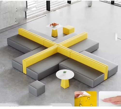 KIBONCY Bürosofa, Empfangsbereich for, Bank-Lobby-Lounge, Kreatives, Unkonventionelles Und Vielseitiges Set(O)