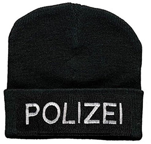 Hip-Hop Mütze Polizei 50975 schwarz