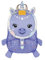 Sac à dos Enfant L'école des Tann's La Licorne Violet