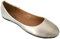 Shoes 18 Womens Classic Round Toe Ballerina Ballet Flat Shoes 8600 Silver Pu UK 6