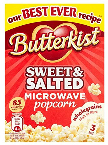 Butterkist Sweet Salt Microwave Popcorn 3X70g