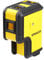 Stanley STHT77503-1 SPL3 NIVEAU LASER 3 POINTS - FAISCEAU ROUGE - Portée jusqu'à 30 m - Livré avec 2 accessoires et piles