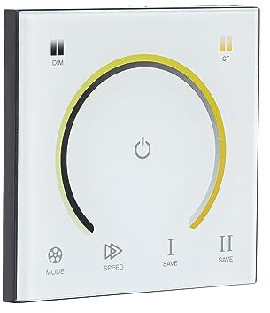 LEDKIA Wand-Controller Dimmbar Touch für LED-Streifen 12/24V DC CCT CCT