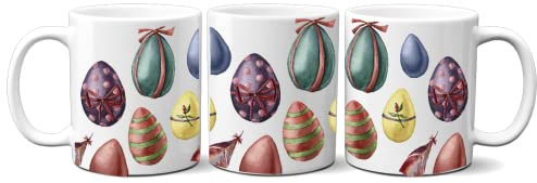 online-hut - Tasse - Kaffeetasse - Kaffeebecher - Ostern - Ostertasse - Ostereier - OT-16