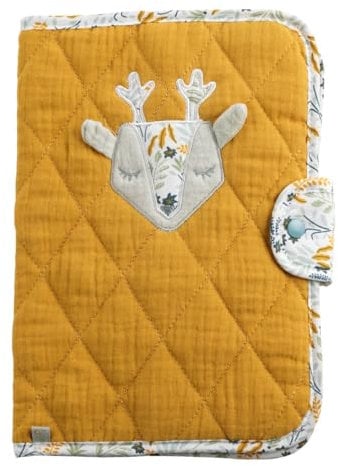 Protège carnet de sante bébé | Accessoire bébé | Collection Promenons-nous | Housse carnet de santé | Cadeau naissance | Sauthon
