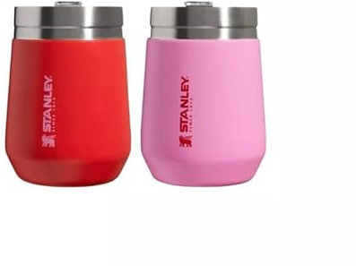 Stanley 2pk 10 oz Stainless Steel Everyday Go Tumblers (Target Red/Cotton Candy)