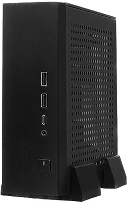 M09 HTPC Caso di Controllo Industriale Mini ITX Computer Case Con USB2.0 Piede Stand Comodo ed Efficiente ITX Caso del Computer Piccolo e Leggero HTPC Per Telaio Del Computer MINI-ITX Con Il Piede