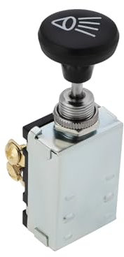 VGOL Interruptor de 30 A, 12 V CC, 3 posiciones, interruptor de luz de coche, apagado/encendido para luces de salpicadero, luces de estacionamiento, luces de cabeza, cierre de vehículos, tractores,