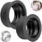 Manguitos de goma sifónicos, 2 piezas, NW 30/40 y NW 30/50, para tubo de desagüe DN40 - DN50 interior Ø 40-50 mm y tubo sifónico de 1 ¼ exterior Ø 28-32 mm, manguito de tope Ø 55 mm