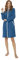 NOTTI MAGICHE NADIA - Vestaglia da donna invernale in pile operato, lunga con zip e tasche - MADE IN ITALY (IT, Testo, L, Regular, Regular, Blu)