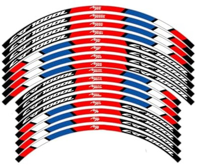 Moto Llantas Para CRF1000L Para Twin Para África Adhesivo Reflectante Rueda Motocicleta Cinta Adhesiva Llanta Accesorios Impermeables Moto Scooter Pegatinas