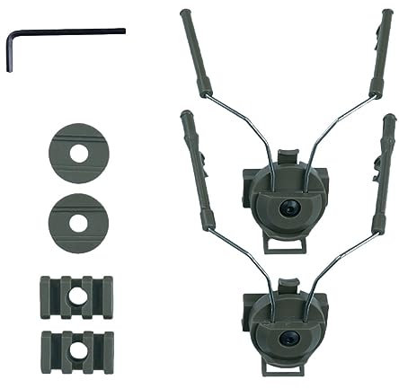 Yardwe Schnellwechsel Helm Adapter Für Comtac Headset Kopfhörer Outdoor Zubehör Hochwertige Helmhalterung Für Einfache Montage Und Nutzung