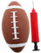 JUMPLAWN 1 Satz Aufblasbares Rugby- schwebender Fußball Dekorationen für Fußballpartys Football Party Supplies Fußballparty bevorzugt Kinderbälle PVC Chocolate