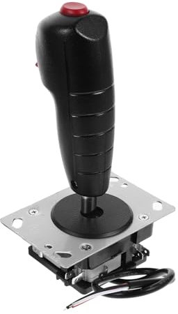 Toyvian Realistic Flight Sim Joystick Vibration Gaming Rocker Handle for Plane Simulator Easy Install Long Handle Joystick