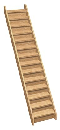 Normandie - Raumspartreppe Gerade aus Holz