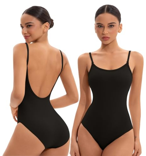 Ballet Women Leotard for Gymnastic Dance Underwear Bodysuit Adult Dancewear | Adjustable Strap'Adult Girls Gym Dance Ballet Undergarment,Dancewear Leotard,U Back Design,Bathingsuit,Bodysuit,Dance outfits