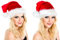Ciffre Weihnachtsmütze Nikolausmütze Mütze Weihnachten Nikolausmütze Santa Christmas Nikolaus 2 Stück im Set Rot Super Plüsch