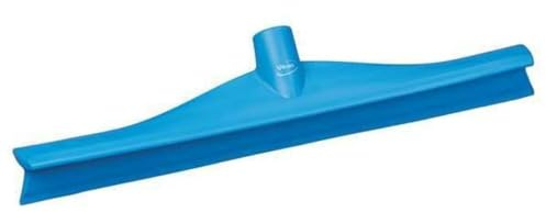 Vikan Gummi Reinigungsbürste Polypropylen Rahmen Single Blade Rakel, 16 Zoll, blau
