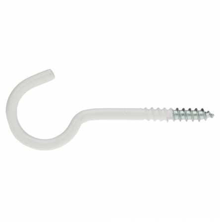 Reidl Schraubhaken Typ 11 K 3,3 x 60 mm Stahl weiß 10 Stück