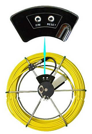 Gowe Kabel Spule mit Meter Zähler für Rohr Kamera mit 30 m Kabel