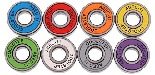 SGerste 8 Stück ABEC 11 Kugellager für Longboards und Skateboards, Gemischte Farbe