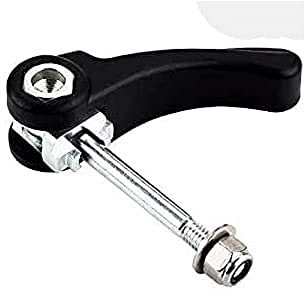 Brompton Bicycle Seat Clamp Quick Release - Silver/Black - 8mm - Traditional Style