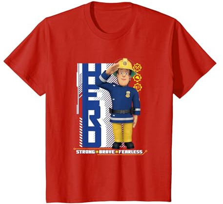 Kinder Feuerwehrmann Sam T-Shirt, Held, viele Größen+Farben T-Shirt