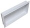 BERNSTEIN® Wandnische aus Edelstahl BS603010 randlos – 60 x 30 x 10 cm – Duschablage für Bad-Utensilien – Flexibler Einbau - befliesbare Duschnische in der Farbe Weiß…