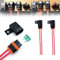 parts PTT 2 Pack 12 AWG Sicherungshalter wasserdicht Kabelbaum ATO/ATC Waterproof Inline Holder 30A Sicherungshalter Kabel Ersatz Set Standard Blade für Auto LKW RV Automotive Boot Marine
