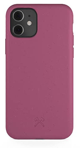 Woodcessories - Handyhülle kompatibel mit iPhone 11 Hülle rot, iPhone XR Hülle rot - Nachhaltig aus Pflanzen