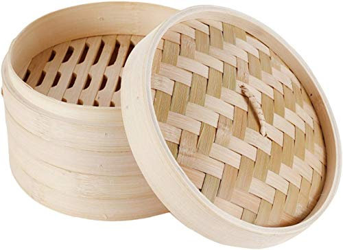 Tuofang Vaporiera in bambù Naturale