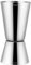Delgeo Double Doseur Cocktails en Acier Inoxydable, Robuste 304, Doseur pour Boissons Barman Professionnel (Argent, 25 x 50 ml)