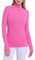 TCA Women's Lightweight Fusion Quickdry Long Sleeve Half-Zip Running Top - Liquid Pink Heather, L