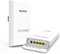 Tenda OS3 Outdoor Access Point (867 Mbit/s auf 5GHz, 4X 10/100 MBit/s-LAN-Ports, 12dBi, PoE, 5 Km Reichweite, zentrales Management, inklusive Netzteil) weiß