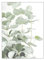 ABCWARRT Nordic City Landschaft Bogen Leinwand Malerei Eukalyptus Bild Blatt Poster Grüner Baum Und Auto Malerei Wandkunst Für Wohnkultur (30 * 40cm Kein Rahmen,1)