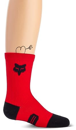 SOCKS FOX JUNIOR 6 RANGER CREW FLUORESCENT RED YL