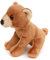 Uni-Toys - Braunbär Plushie - 13 cm (Länge) - Plüsch-Bär - Plüschtier, Kuscheltier