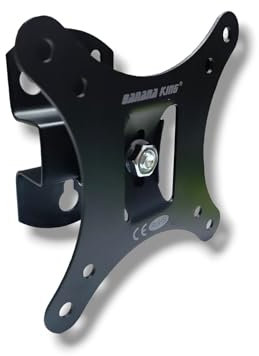 Staffa vesa 75 x 75 100 x 100 per supporto parete tv monitor fino a 15 kg da 14 a 26 pollici angolo +/- 45° inclinazione +/- 20° (10-26 pollici)