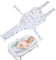 Asiento de Bañera para Bebé,Red de Soporte para Bañera,Asiento de Bañera para Bebés,Asiento de Apoyo,Malla Ducha para Bañera de Bebé,Soporte para Baño para Bebés Ducha Malla Bañ