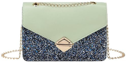 Umhängetasche Klein Damen Schultertasche Handy Umhängetasche Handytaschen Geldbörse Handtaschen Mode Shoulder Bag Crossbody Tasche für Damen Frauen Mädchen Kinder (Grün Mädchen Umhängetasche Klein)