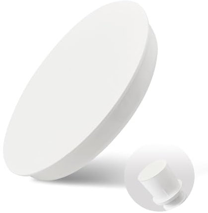 Abdeckung Lüftungsrohr 150-160mm - Muffenstopfen 150mm, Deckel 150mm abluft, Rohrabdeckung 150mm, Rohrstopfen150mm Rohr Deckel Muffenstopfen PVC Abdeckkappe Endkappe, ASA-Kunststoff (Ø150 ID, OD Ø160)