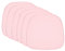 DORAFAIR 6-Pcs Stuhlkissen Sitzkissen Gefüllt Rutschfester Abnehmbarer Kissenbezug Lederkissen 40 * 40 cm Rosa