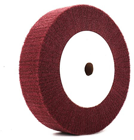 HEAGER Grinding discs,grinding wheel,angle grinder, 4''-12'' Nylon Grinding Wheel Non-woven Flap Scouring Pad Flap 100mm-300mm Mop Polishing Wheel Grinding Discs For Metalworking 100mm Thick(300mm)