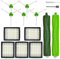 Pièces de rechange accessoires pour i Robot Roomba série I J E j5 j8 j6 i1 i2 i2+ i3 i3+ i4 i4+ i5 i5+ i6 i6+ i7 i7+ i8 i8+ e5 e6,1 brosse principale, 5 brosses latérales vertes, 5 filtres