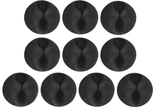 Höhe des Kabels für Schreibtisch – Kabel Clip Wire Organizer | 10 x Klebekabel-Organizer, Kabelhalter für Kabel-Organizer, Kabelhalter für Telefon, USB Kabel