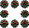 Sammys Shirt Store 48 Stück Aufkleber 4cm rund NGO Mafia trockenlegen Linke Vereinsmafia Sticker Sparpack gut haftend Aktiv Werden 5 cm